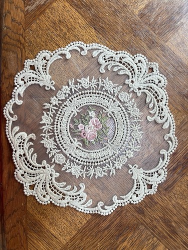 Retro lace placemat - retro,