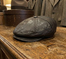 Mens Handmade Leather 8 Panel