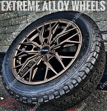 18" Bronze Gtx Alloy Wheels Ford Transit Custom Sport + BF Goodrich Terrain
