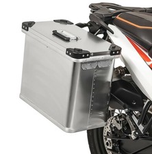 Aluminium pannier for Triumph