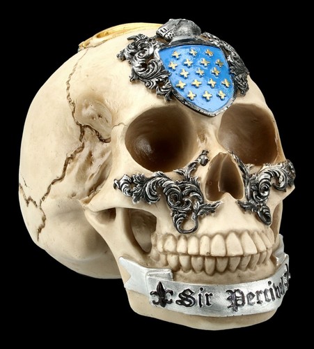 Decorative statue gothic skull - gothic,