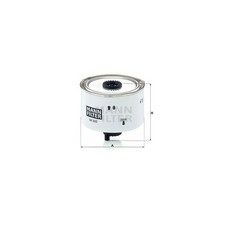 MANN WK8022X Fuel Filter 92mm