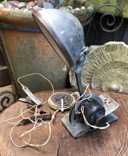Vintage chart board lamp - board,