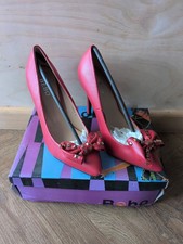 Bebo Bright Red Faux Leather