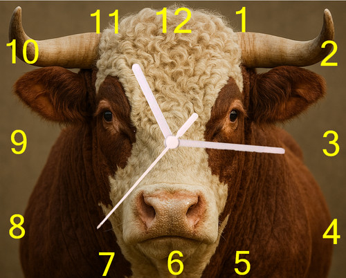 Hereford bull wall hanging - hereford,