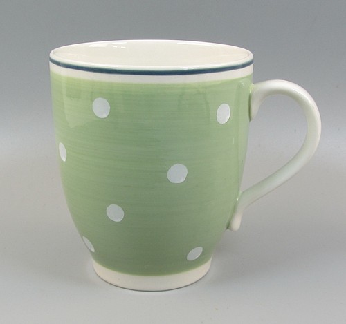 John lewis mug green white - lewis,