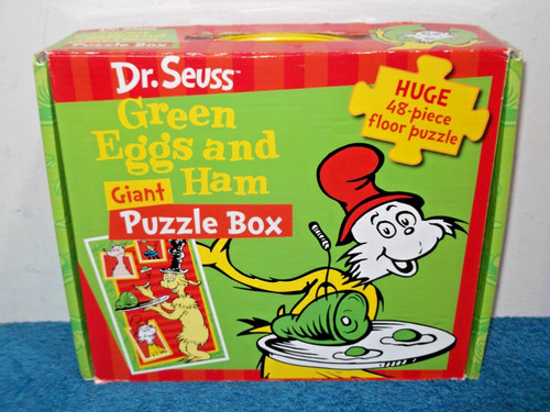 Seuss jigsaw green eggs - seuss,