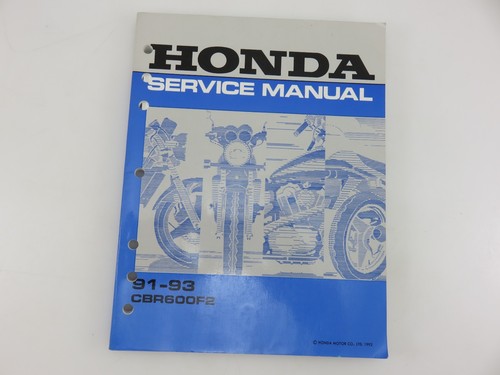 Honda cbr600f2 factory service - honda,