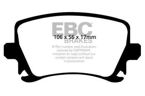 Ebc yellowstuff brake - yellowstuff, rr