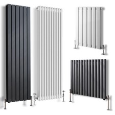 Flat Panel Heated Towel Rail Oval Column Designer Traditional Cast Iron Radiator