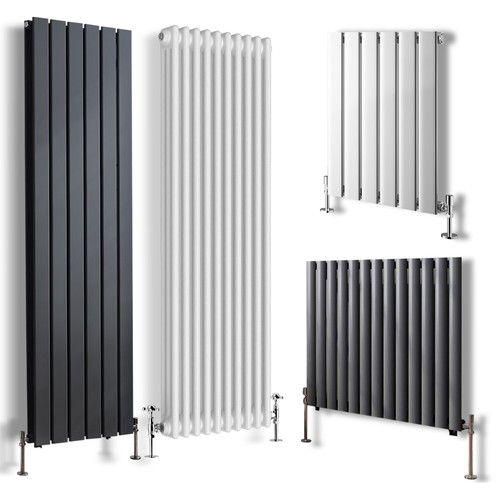 Flat panel heated - heated, rail