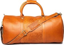 Leather Travel Duffel Luggage