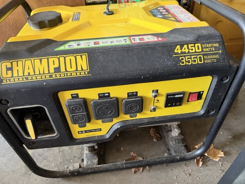 Champion 4550 3550 generator - champion, 4550/3550
