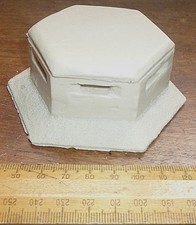 Resin 15mm scale WW2 Pillbox unpainted unknown make