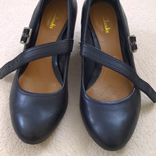 Clarks womens black leather - clarks,