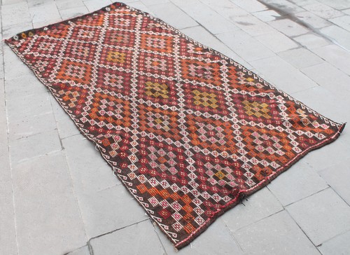 Turkish kilim rug x106 - rug, 53''x106''