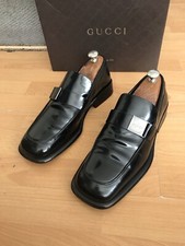 Gucci mens black leather - ,