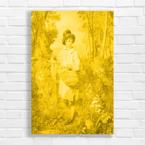 Autumn woodland boy yellow - autumn,