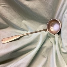 Vintage Antique  Ladle Alpacca. handle 10 1/2" long