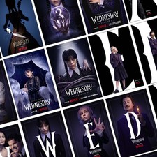 Wednesday Addams Poster Film Print Picture Gift Movie Series Season 1+2 Print