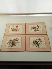 Set Of 4 Table Dining Mats. Bird Themed.