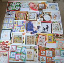 Huge Cross Stitch Chart Bundle - Samplers, Children's, Christmas & Gifts - Lot 1