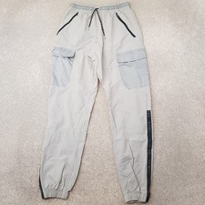 Nike Mens Tracksuit Bottoms Small Grey Air Max Cargo Pants Streetwear Technical