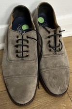 Chapman & Moore Men Shoes Size 7, Suede, Light Brown/Grey Colour, Derby Style
