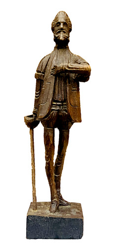 Vintage carved wooden - wooden, figure