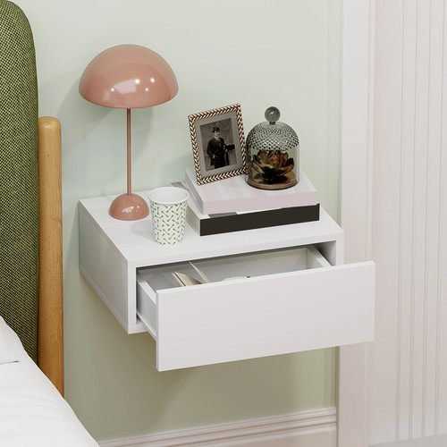 Homcom floating bedside - homcom,