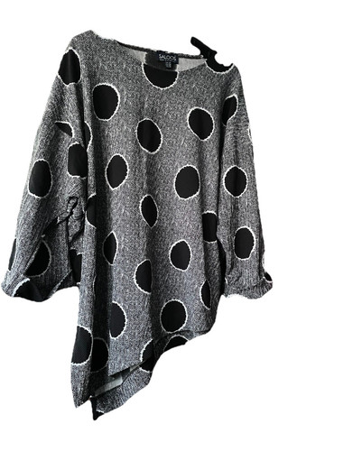 Saloos polka dot tunic blouse - dot,