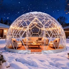 12x7.2ft Clear Garden Dome
