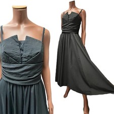 Vintage Dress 80's Black Party