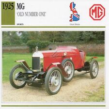 1925 MG "Old Number One" Sports Classic Car Photo/Info Maxi Card