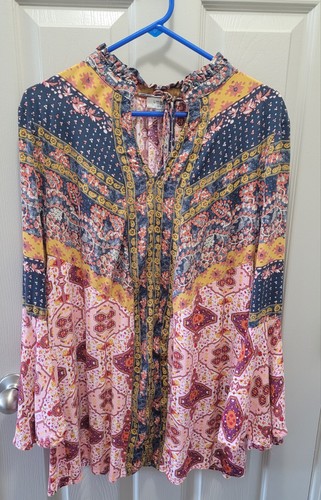 Umgee paisley bell sleeve - paisley,
