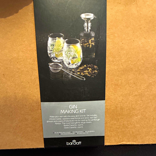 Barcraft gin making kit 250ml - making,