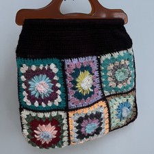 Vintage Handmade Crochet Bag