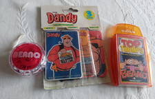 Mixed Bundle of Beano/Dandy Merchandise - Top Trumps, Yo-yo & Car Air Freshener