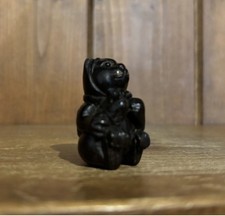 vintage wooden carved Cat