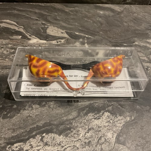 New boxed sunbed goggles