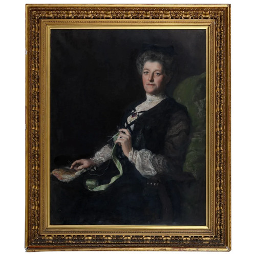 Large 19th century oil - large,