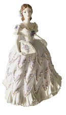 ROYAL WORCESTER BONE CHINA LADY DOLL THE LAST WALTZ VICTORIAN ERA PERFECT LTD ED