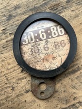 Vintage Desmo Tax Disc Holder