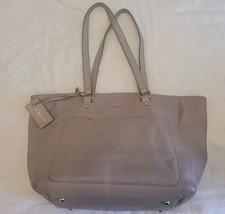 Tote Bag Kew Shopper Bag Large Dusky Grey Leather 
