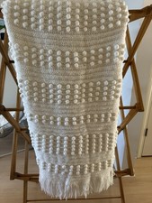Hand Crocheted Afghan 50x94