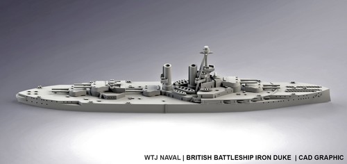 Hms iron duke 1916 ww1 - iron, british