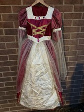 TUDOR GIRL COSTUME PRINCESS MEDIEVAL SCHOOL FANCY DRESS