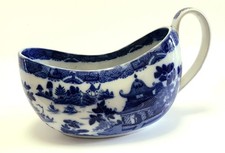 c.1810 Early 19th Century English Pearlware Ladies’ Bourdaloue / Piss Pot.