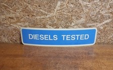Vintage Diesel Testing Plastic