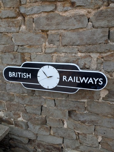 British railways totem enamel - british,